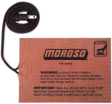 Moroso 23996 5" x 7" Self Adhesive External Heating Pad
