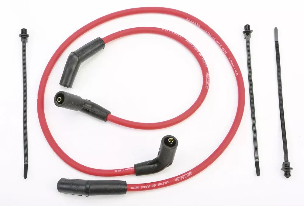 MOROSO RACE IGNITION PLUG WIRES HARLEY 80-16 BAGGER MODELS