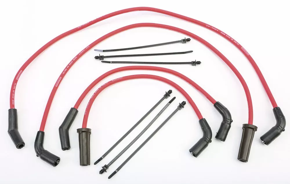 MOROSO RACE IGNITION PLUG WIRES HARLEY DAVIDSON 17-25 BAGGER M8