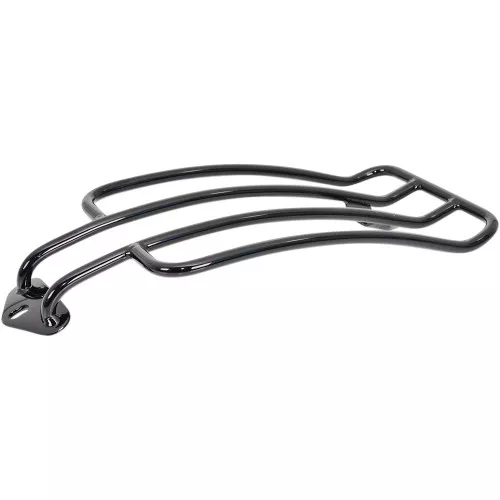 Motherwell 6" Solo Luggage Rack for 2012-17 Harley Softail Slim /Blackline - Gloss Black