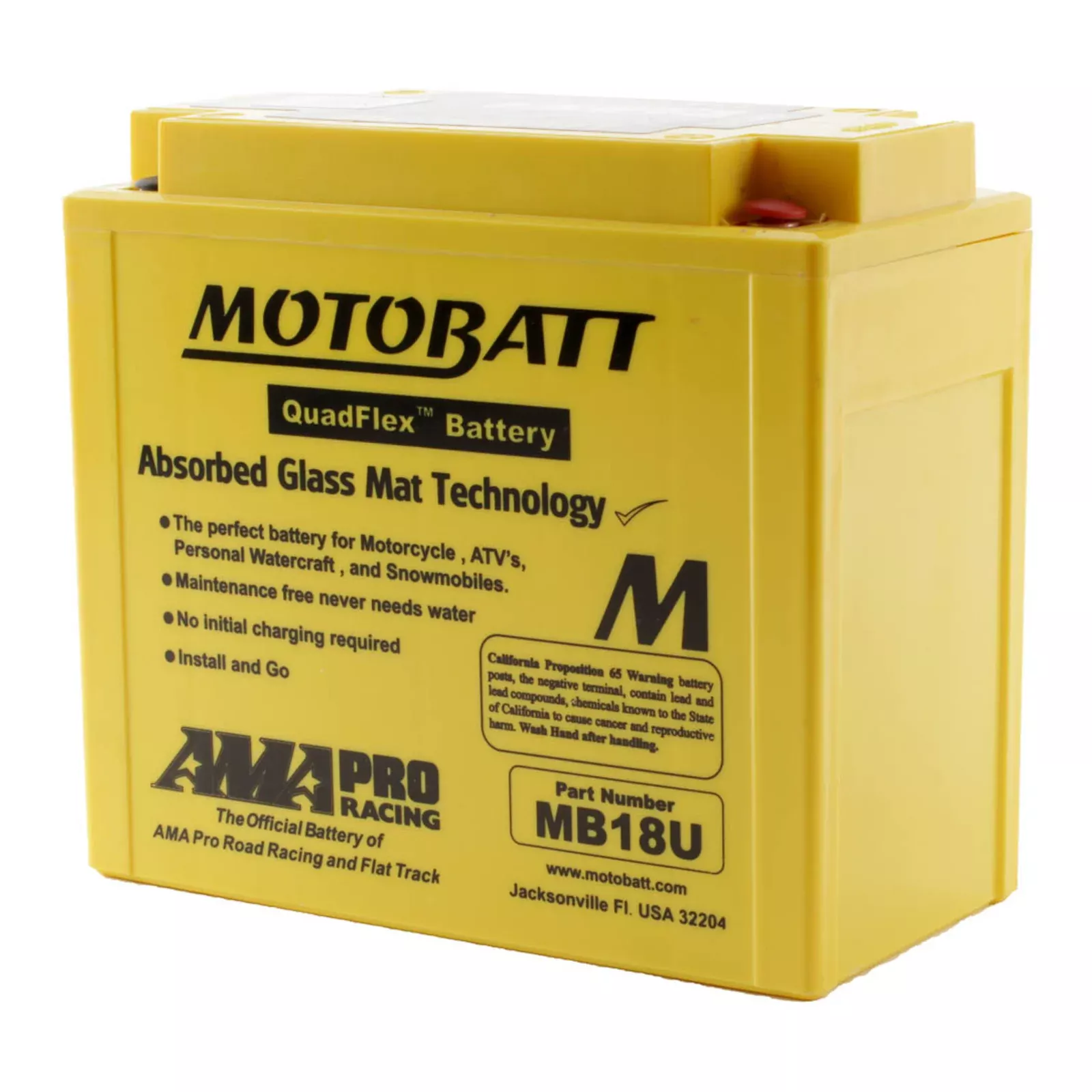 Motobatt Battery Quadflex AGM – MB18U