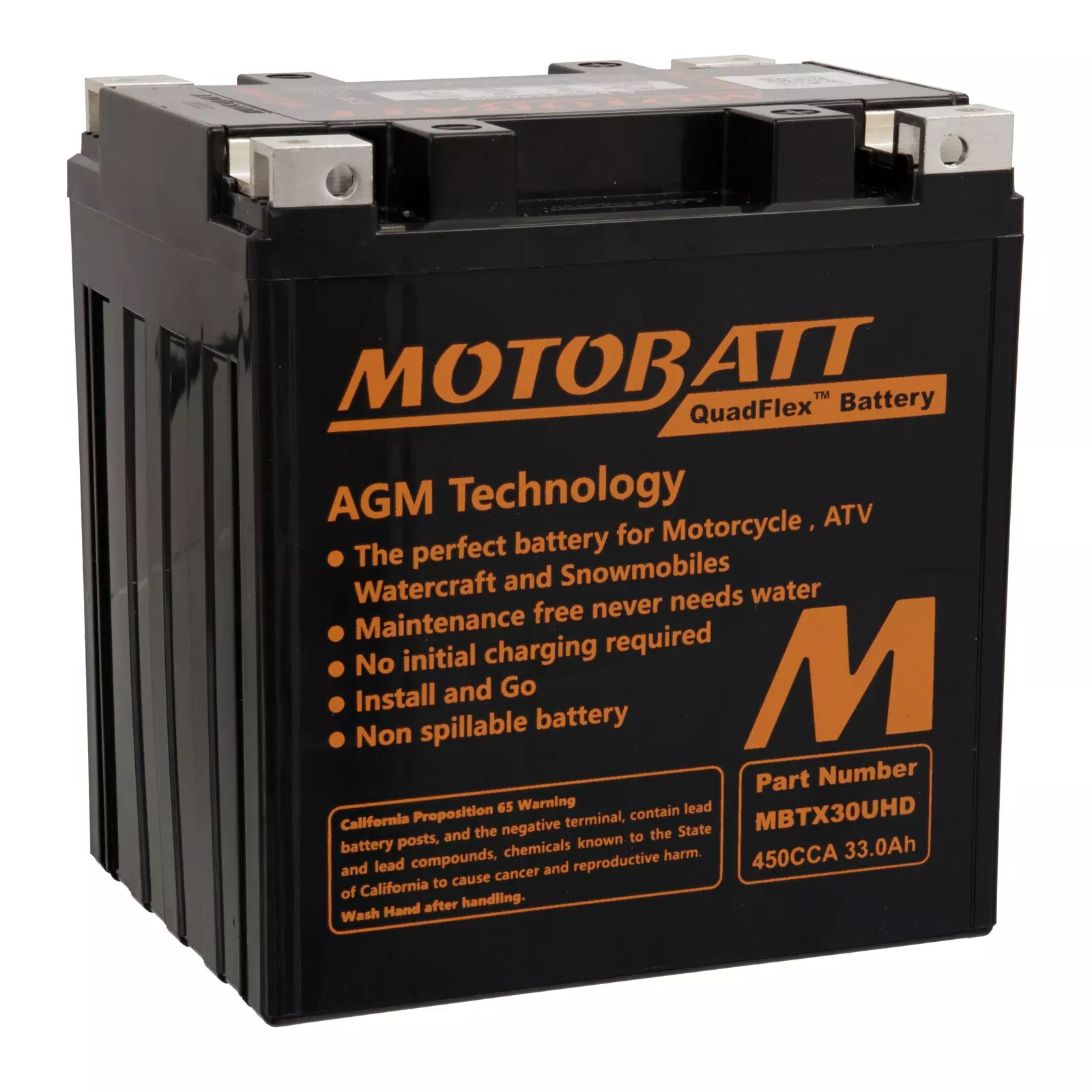 Motobatt Battery Quadflex AGM – MBTX30UHD