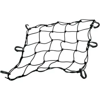 Motorcycle Cargo Net - 15" x 15" - 6 Hook