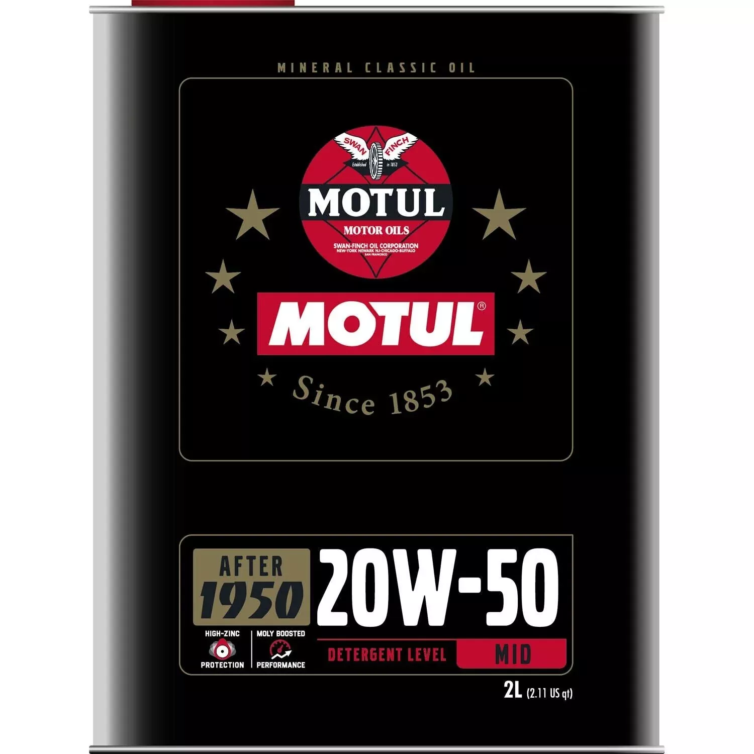 Motul Classic Performance After 1950 Motor Oil 20W50 – 2 Liter