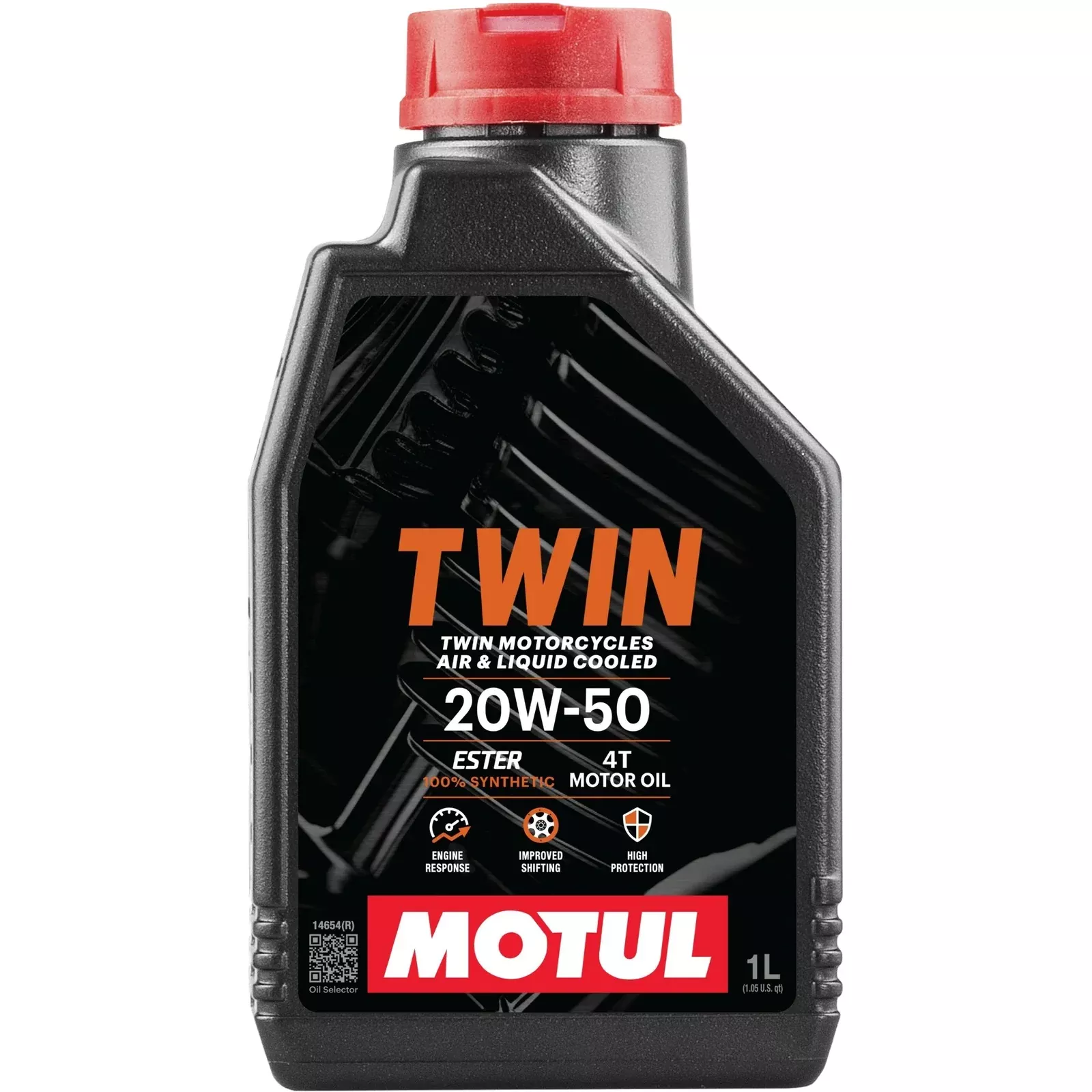 MOTUL – MOTUL TWIN 100% SYN OIL 20W50 1QT