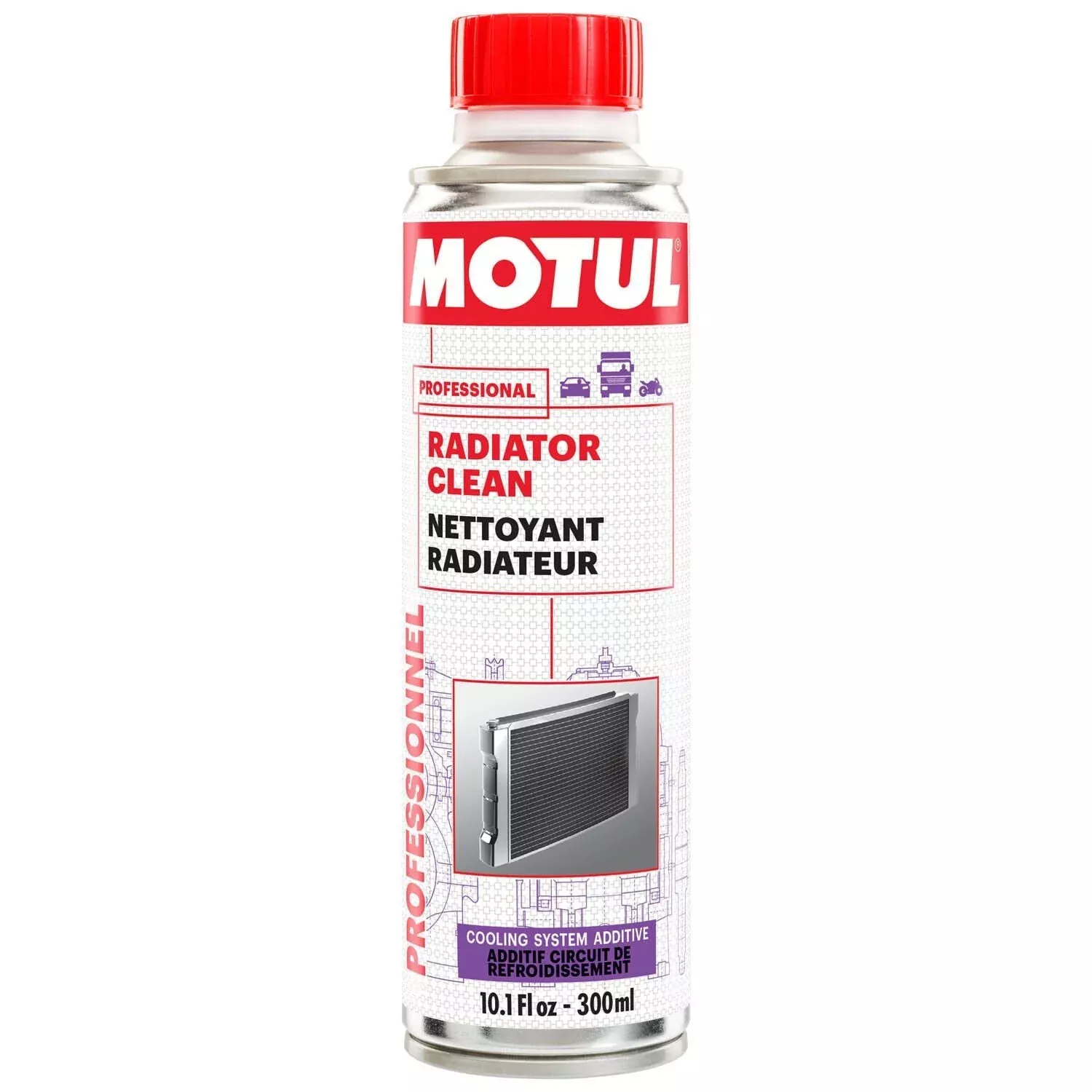 Motul Professional Radiator Clean Cooling System Additive - 300ml