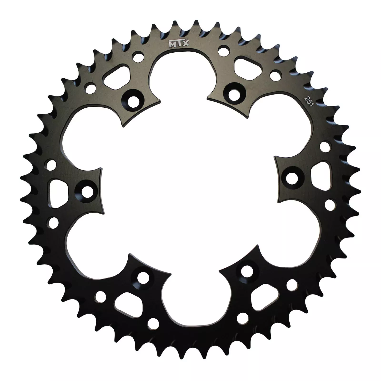 MTX 251 Zero Aluminium Rear Sprocket #520 – Black (11A-428-BLK)
