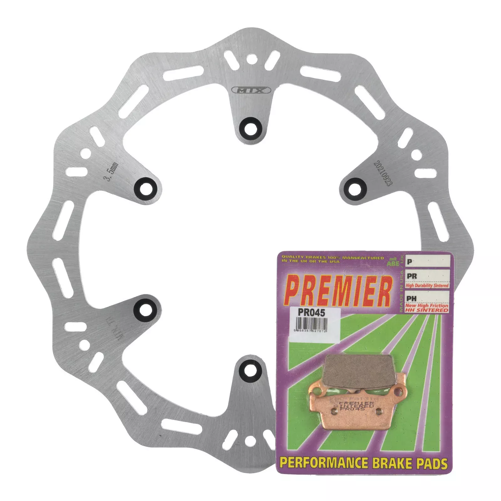 MTX Hornet Disc & Premier Pad Rear Kit – Yamaha