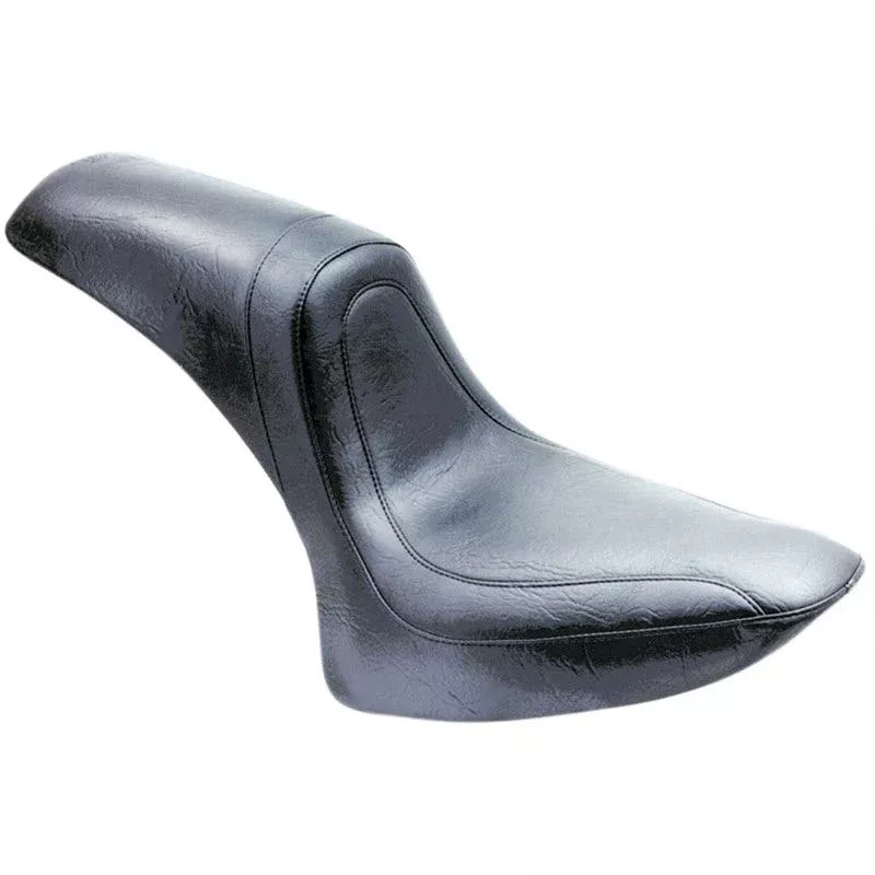Mustang 75444 Fastback 1 Piece 2-Up Seat Harley Softail FLST FXST 89-99