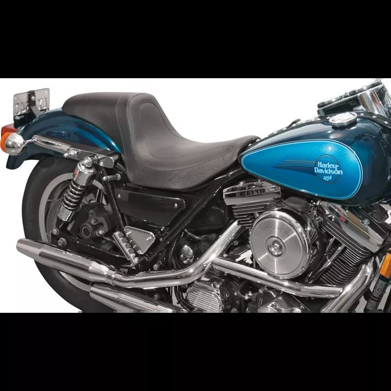 MUSTANG FASTBACK SEAT BLACK HARLEY DAVIDSON FXR MODELS