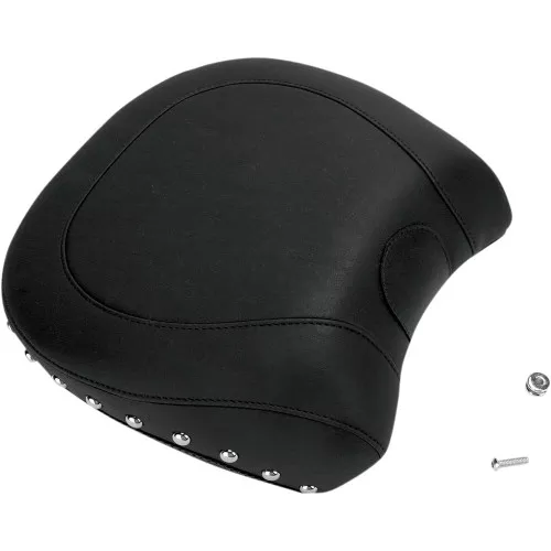 Mustang Recessed Wide Rear Seat for 2006-2017 Harley Softail FXST/FLSTF - Studded