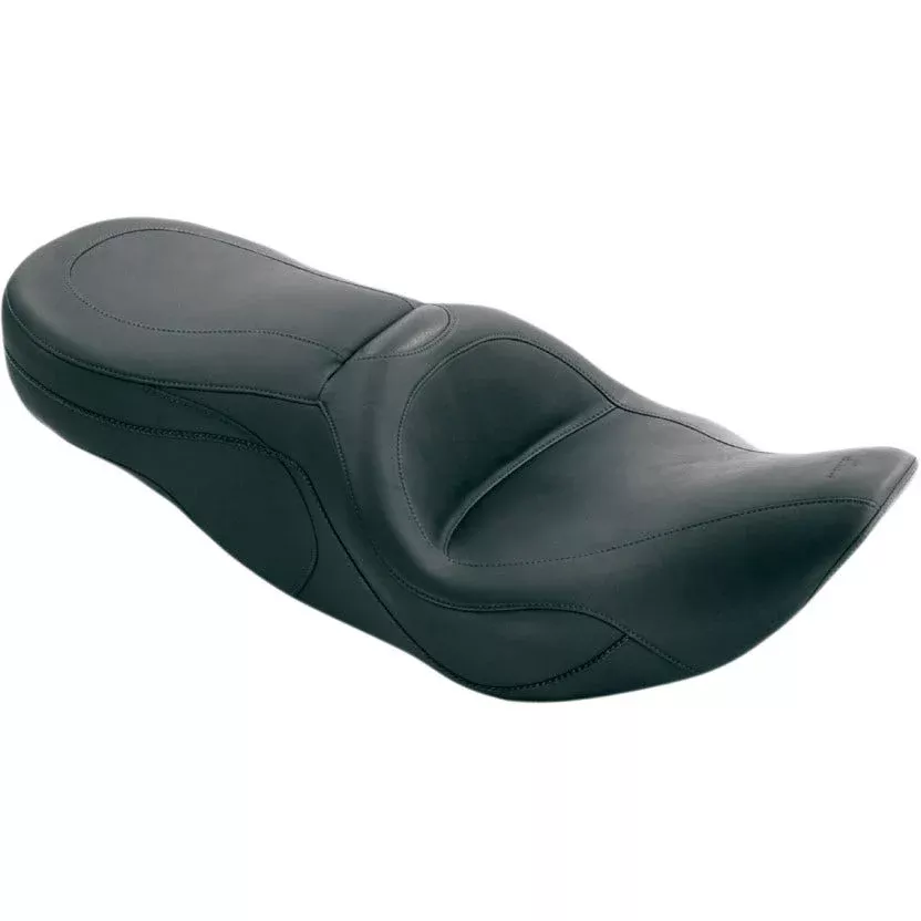 Mustang Seats 75486 One Piece Plain Sport Touring Seat Harley FLHR FLHX 97-07