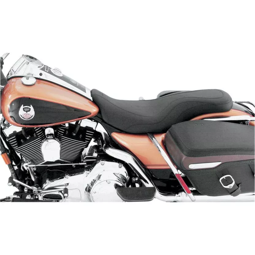 Mustang Seats 76025 DayTripper 1 Piece 2 up Seat Harley FLH/T Touring 08-23