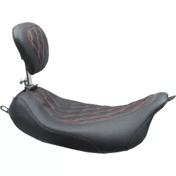 Mustang Wide Tripper™ Seat - 79727AB For Harley Touring 2008-2025