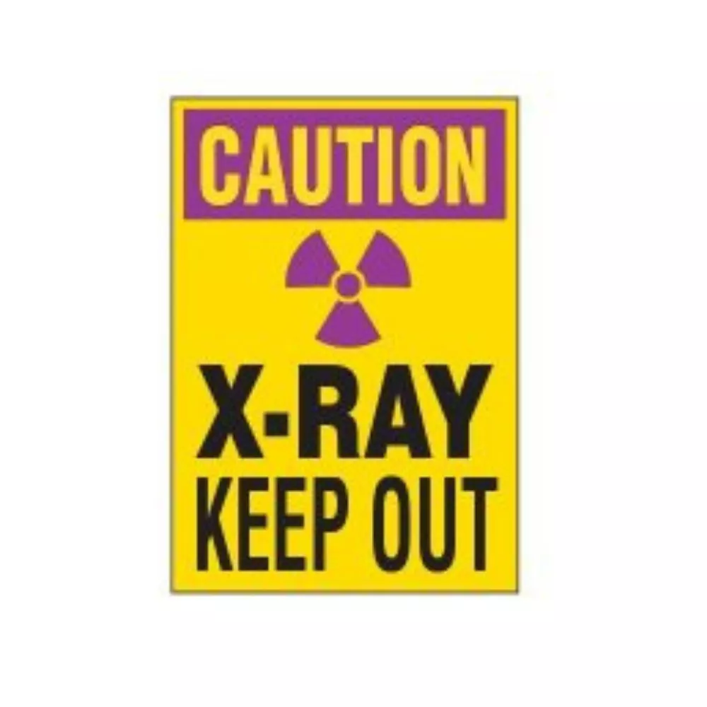 N2904F – CAUTION X-RAY SAFETY SIGN E/F