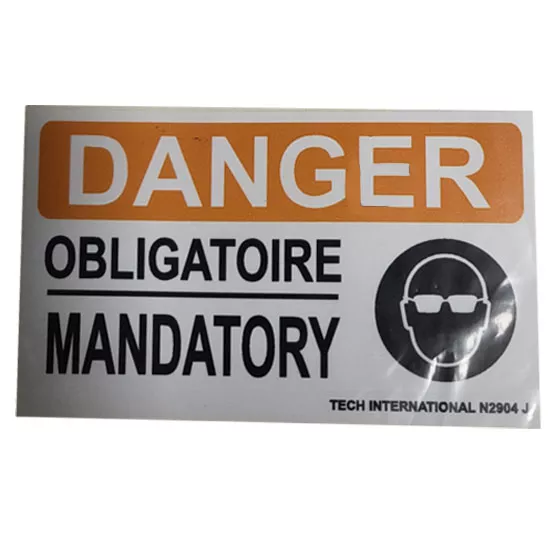 N2904J – EYE PROTECTION SAFETY SIGN E/F