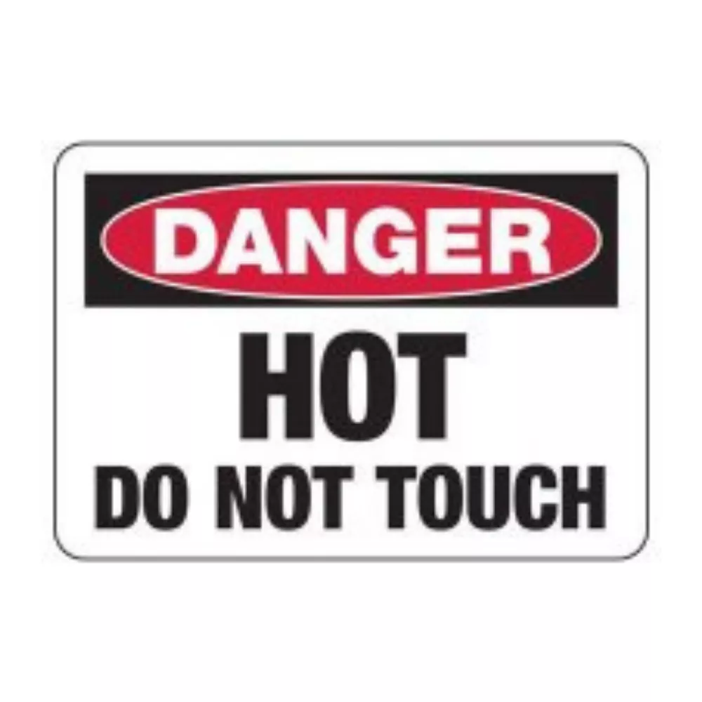 N2904K – DANGER HOT SAFETY SIGN E/F