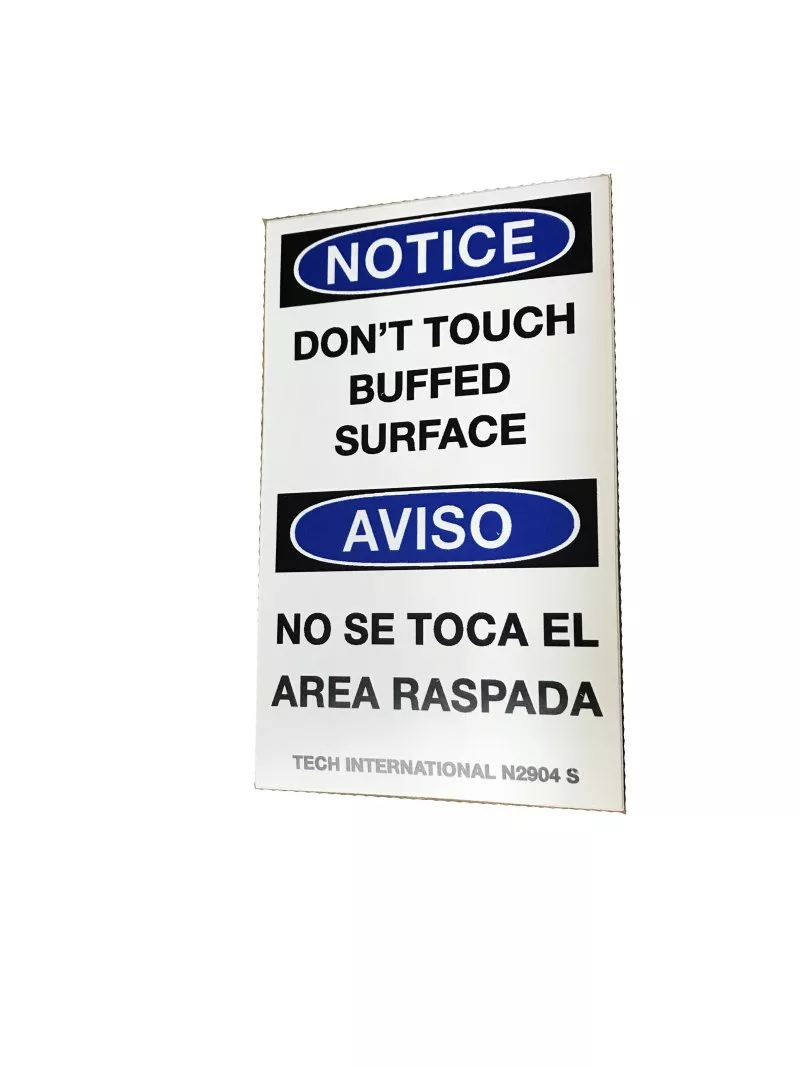 N2904S - DONT TOUCH BUFFER SURFACE E/S