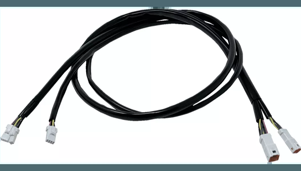 NAMZ Handlebar Control Extension Harness for '25-Up Indian Scout Models - Up to 20" tall handlebars