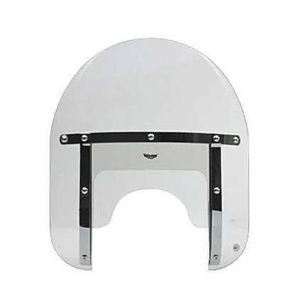 National Cycle Clear Low Boy Heavy Duty Windshield With Mount Kit, Straight Forks
