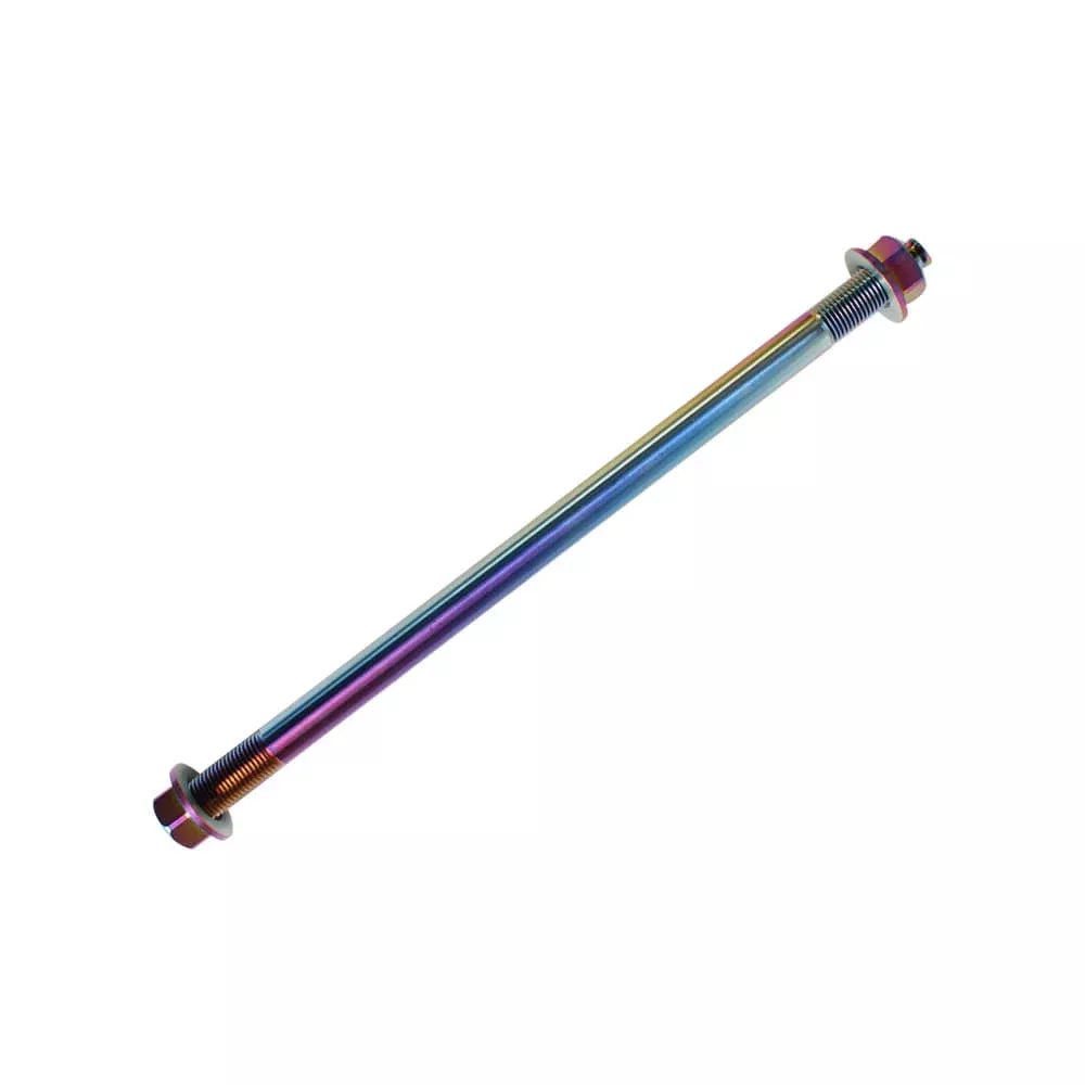 NCY 12mm Electroplated Front Axle - Buddy, Ruckus, GY6