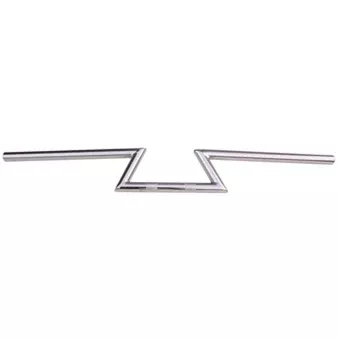 NCY Chrome Z-Bars: Wide 7/8" Universal Handlebars