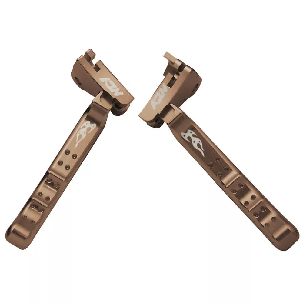 NCY FoldingLevers (Drum Type,Bronze); Honda, Yamaha, Puch