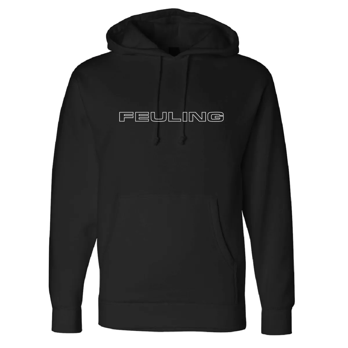 Oceanside Text Hoodie, Black