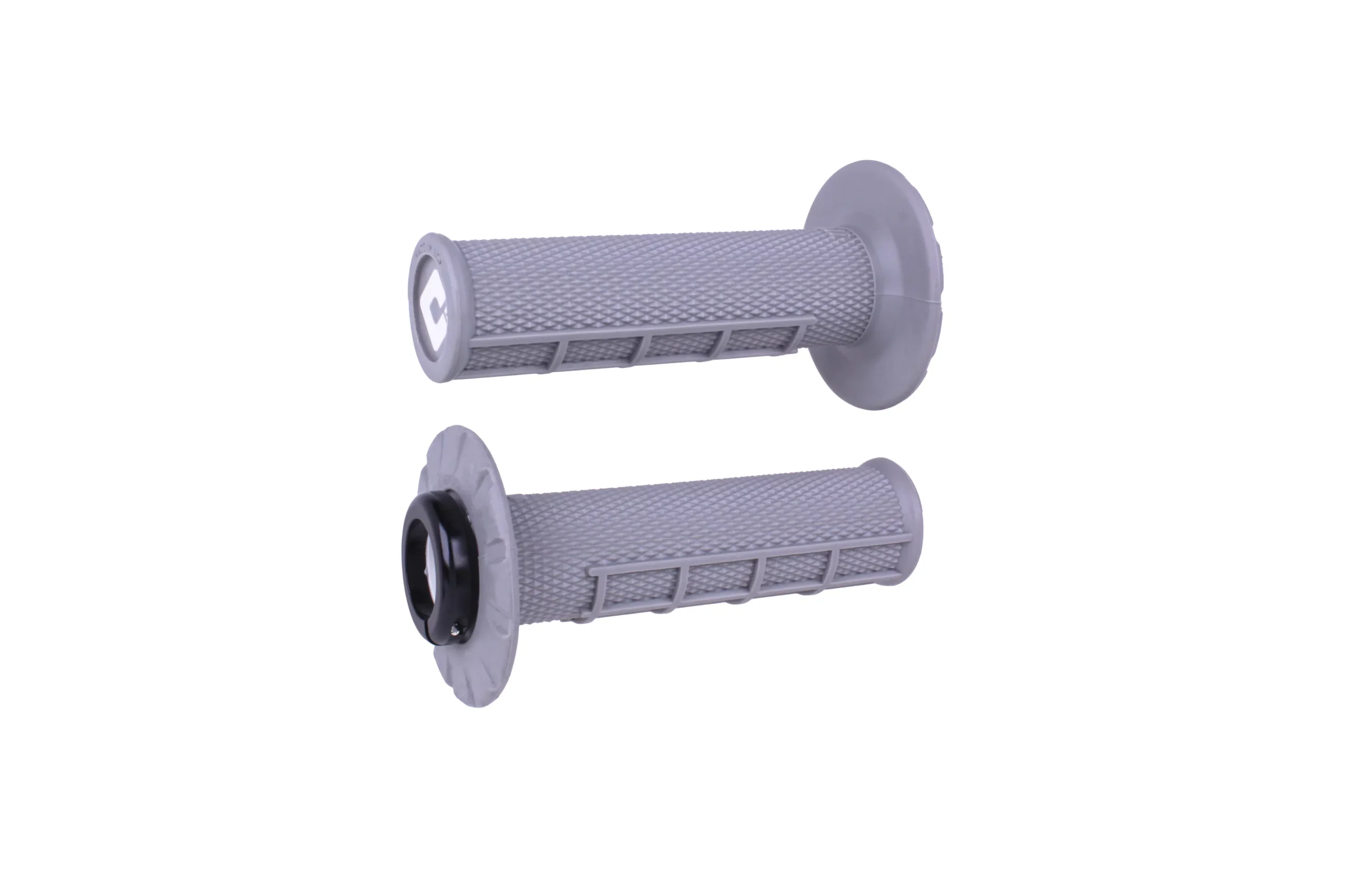 ODI Half Waffle v2.1 Lock-On Grips (Soft Gray/Black) J33HWG-B – ATV / MX