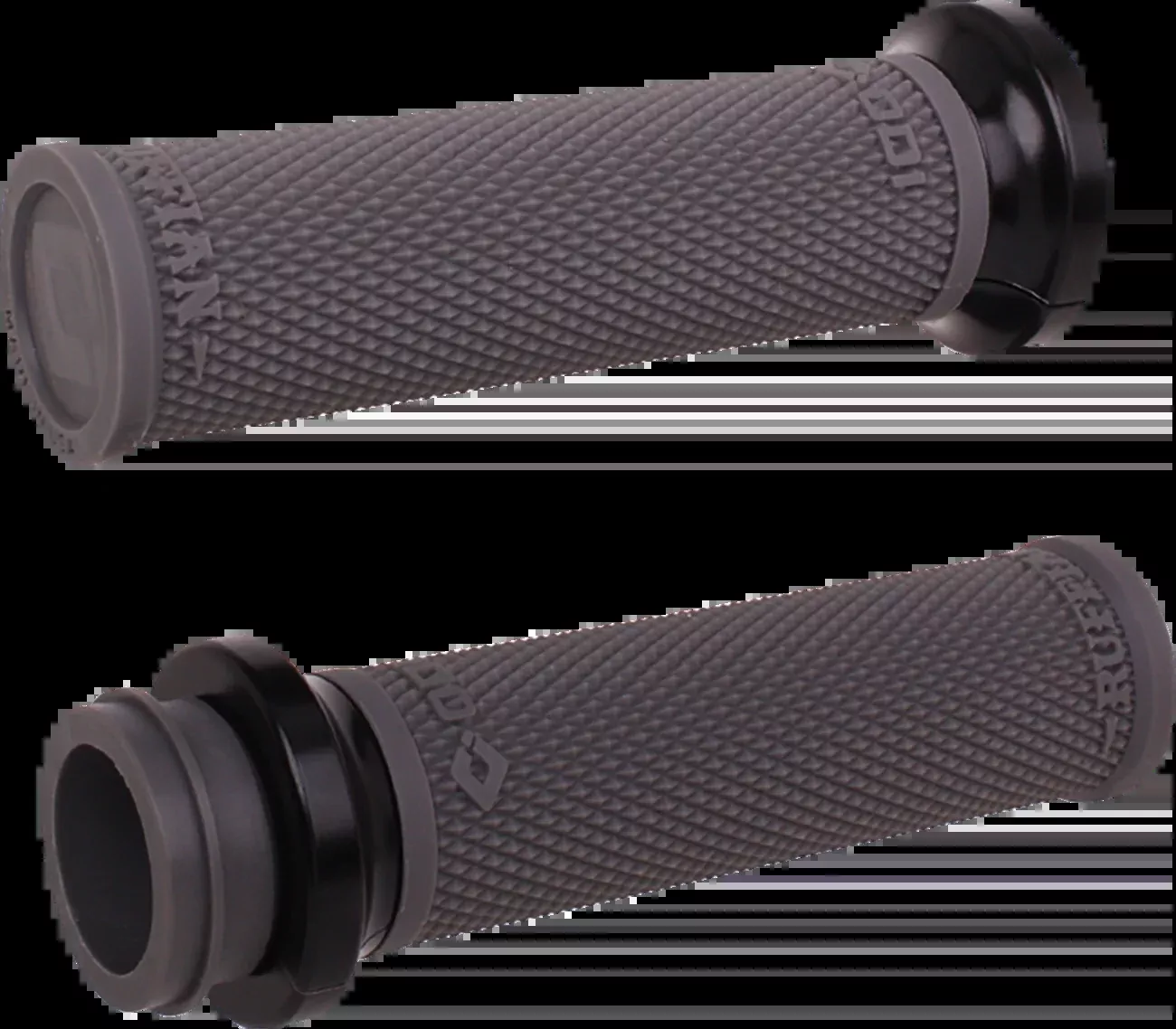 ODI Ruffian Lock-On Street Grips - TBW - Graphite/Black - V30HTWH-B