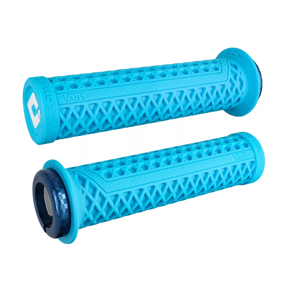 ODI Vans v2.1 Lock-On Grips (Light Blue/Blue) D33VNLU-U - ATV