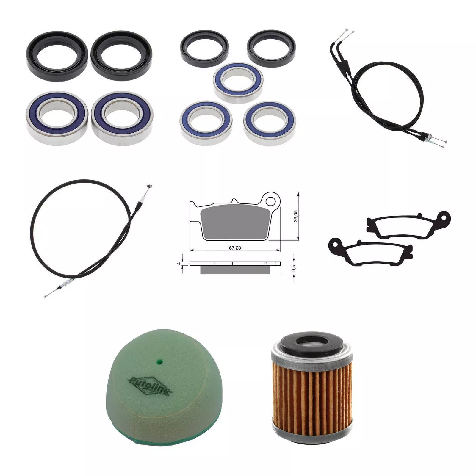 OFFROAD REFURB KIT – YAM YZ450F 09