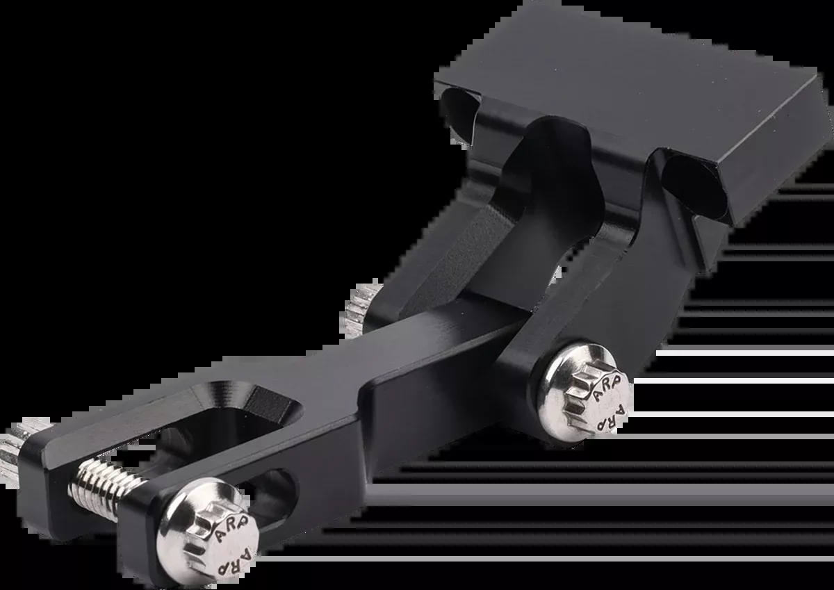 OG riser gauge relocation mounting bracket - Black