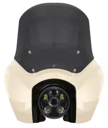 OG Softail Low Rider S Complete T-Sport Fairing Kit – White Sand Pearl