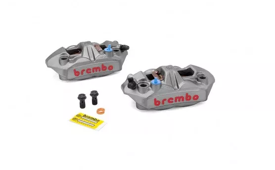 Open Box – GREY LEFT Brembo 108mm M4 Front Calipers (Hub Mount)