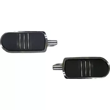 Open Box - Sweeper Foot Pegs - Chrome - FX