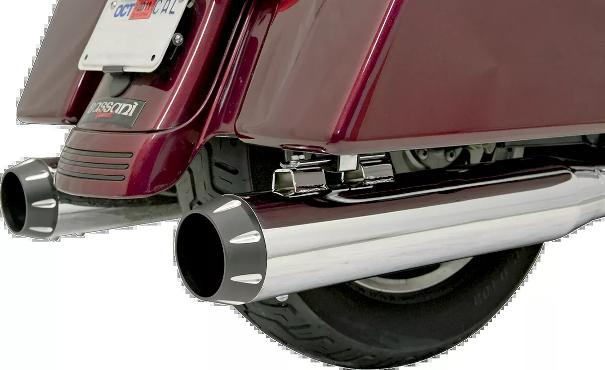 Optional B1-Syle Quick-Change End Cap - 4" - Black Tapered - Fluted