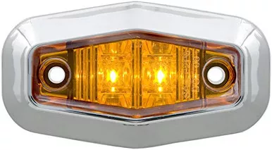 Optronics MCL13ATRS Marker Clearance Light Amber Oval 2 Bulb