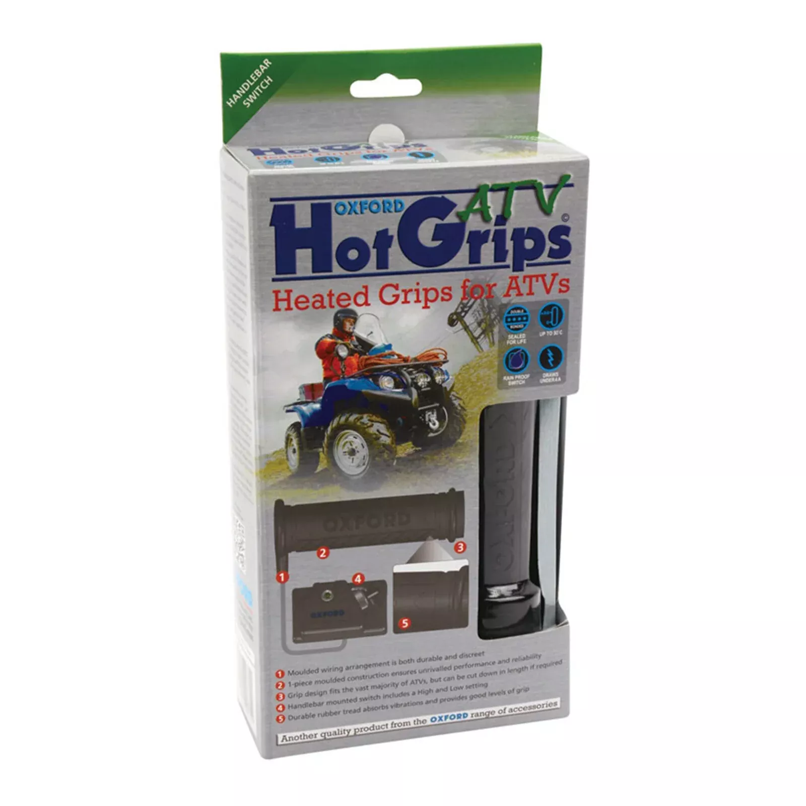 Oxford HotGripsATV Essential with High/Low Switch