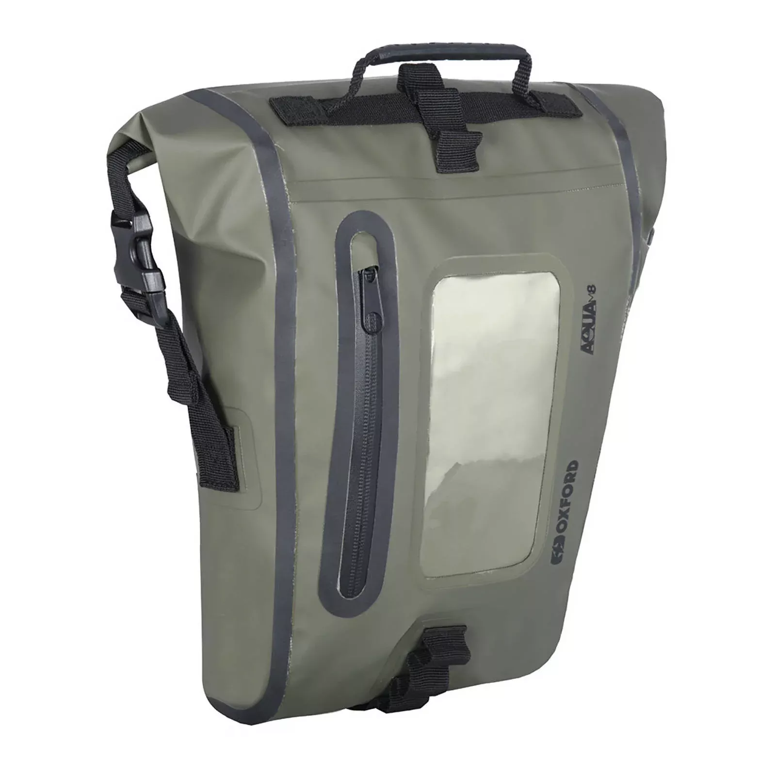 Oxford Tank Bag Aqua M8 – Black / Khaki