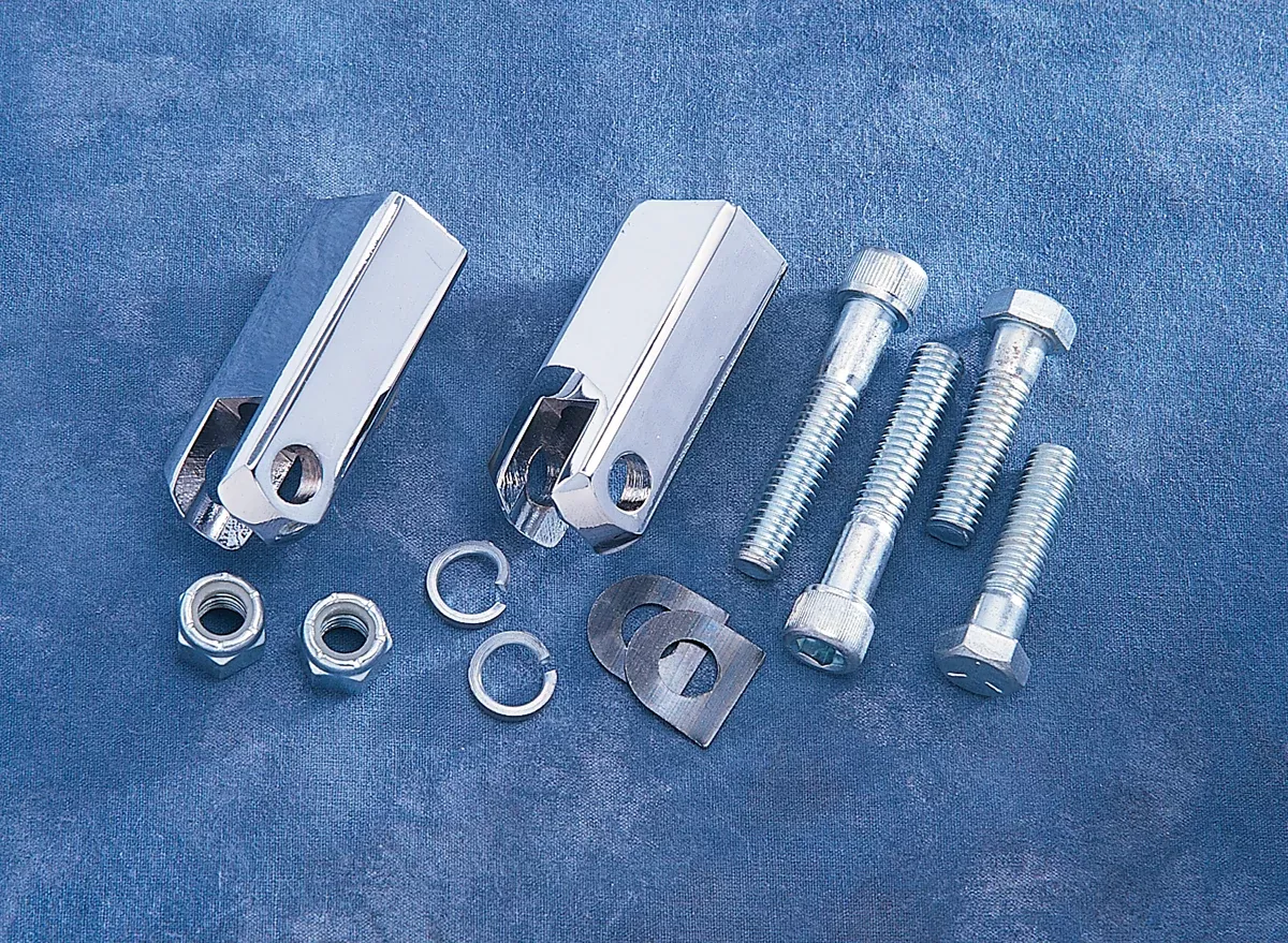 Passenger Footpeg Mounts Chrome For Harley-Davidson Sportster XL 1986-2003