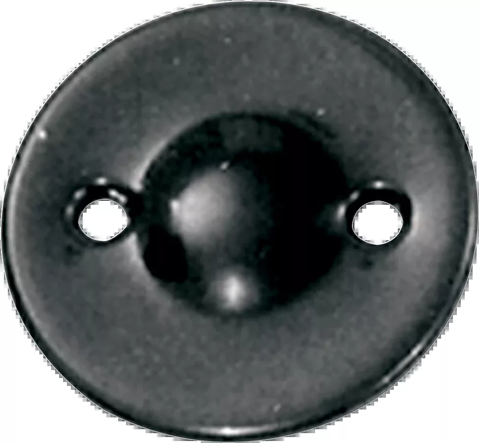 Paughco Gloss Black Dimpled Inspection Cover for 1936-64 Harley Knucklehead FL