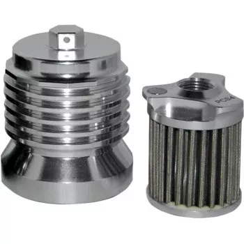 PC Racing Flo Re-Usable Oil Filter For for ALL Harley-Davidson MODELS (1984-Present)(M8, TWIN CAM, EVO)
