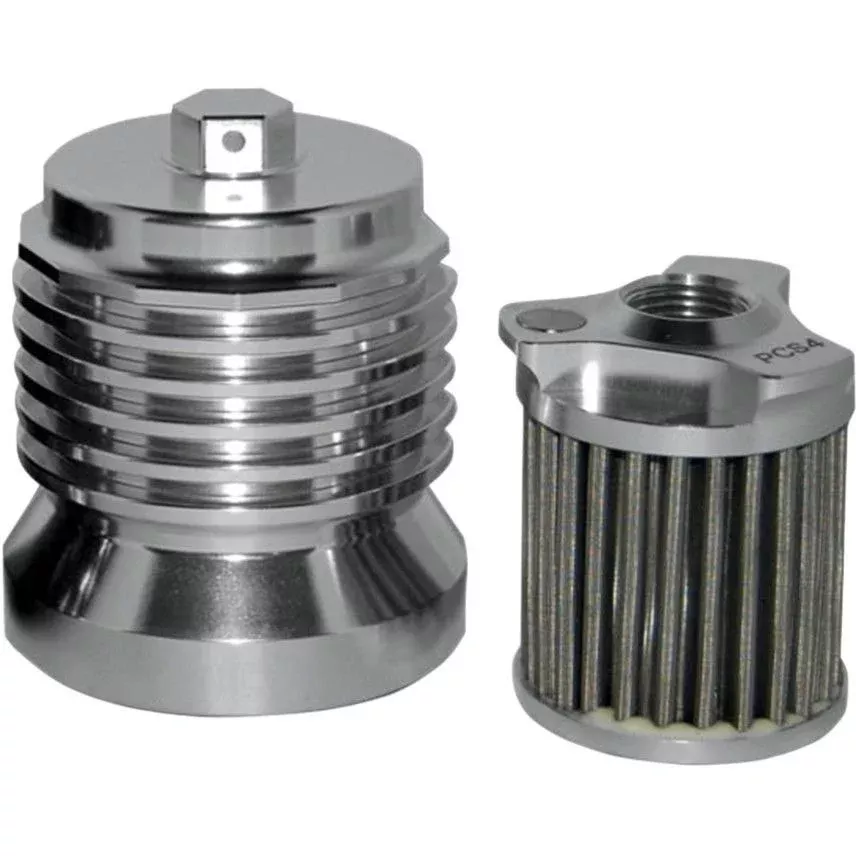 PC Racing PCS4C Reusable Stainless Oil Filter 82-18 Harley V-Twin 030093