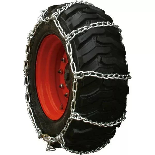 Peerless 1195055 Forklift 7.00-15 28x9-15 Twist Link Tire Chains, Pair