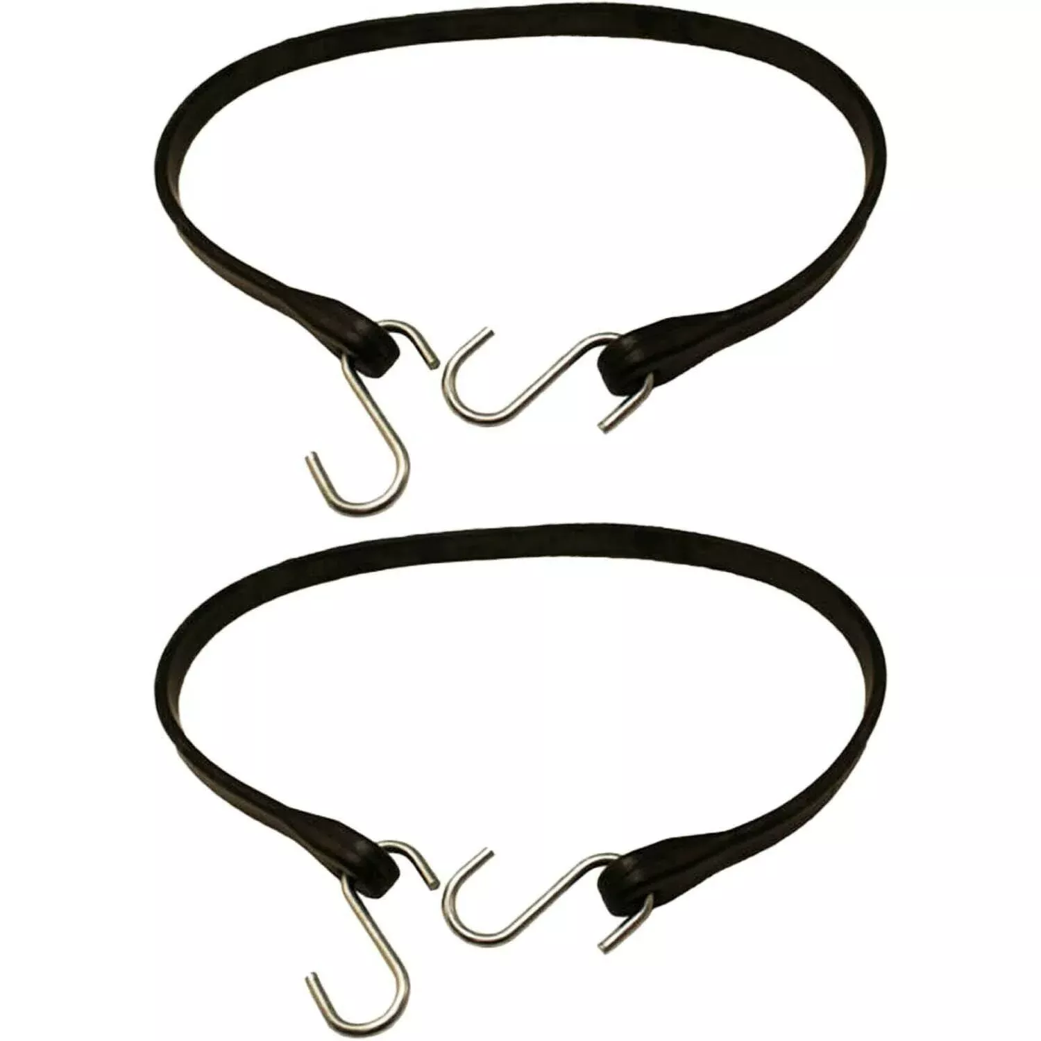 Peerless CC8409 9 Inch EPDM Rubber Tarp Straps with Hooks, 2 Pack