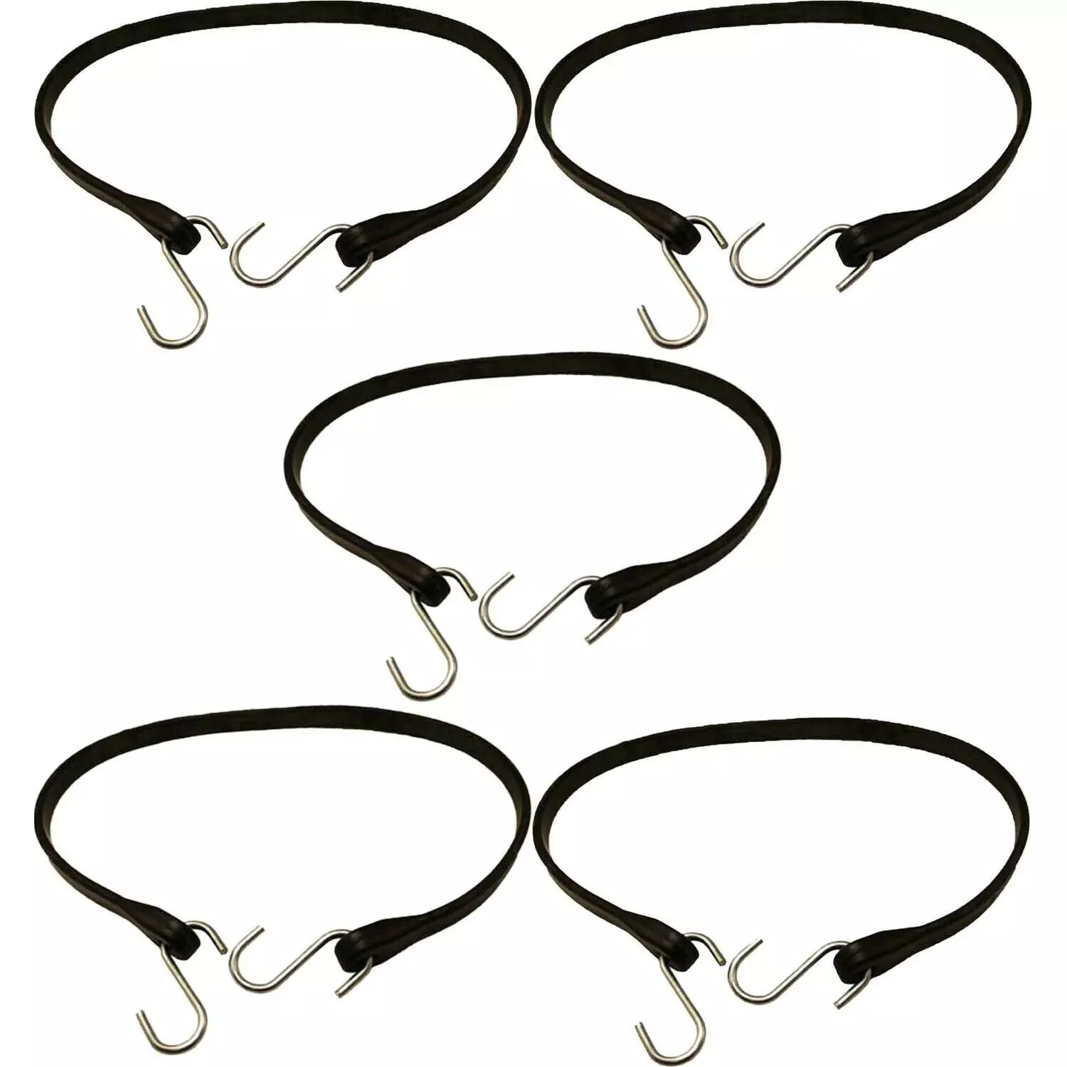 Peerless CC8441 41 Inch EPDM Rubber Tarp Straps with Hooks, 5 Pack