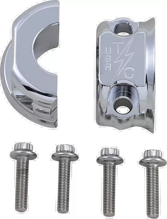 Perch Clamps - Clutch/Brake - Chrome