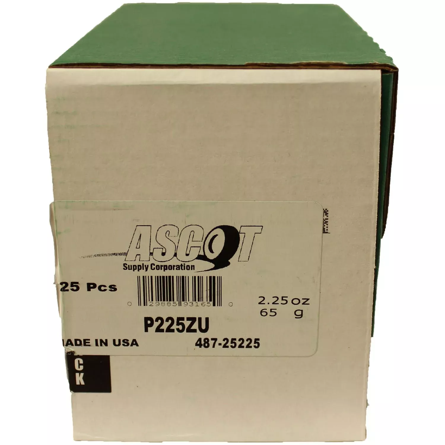 Perfect Equipment P225ZU Uncoated Zinc Wheel Weight 2.25 oz - Box of 25