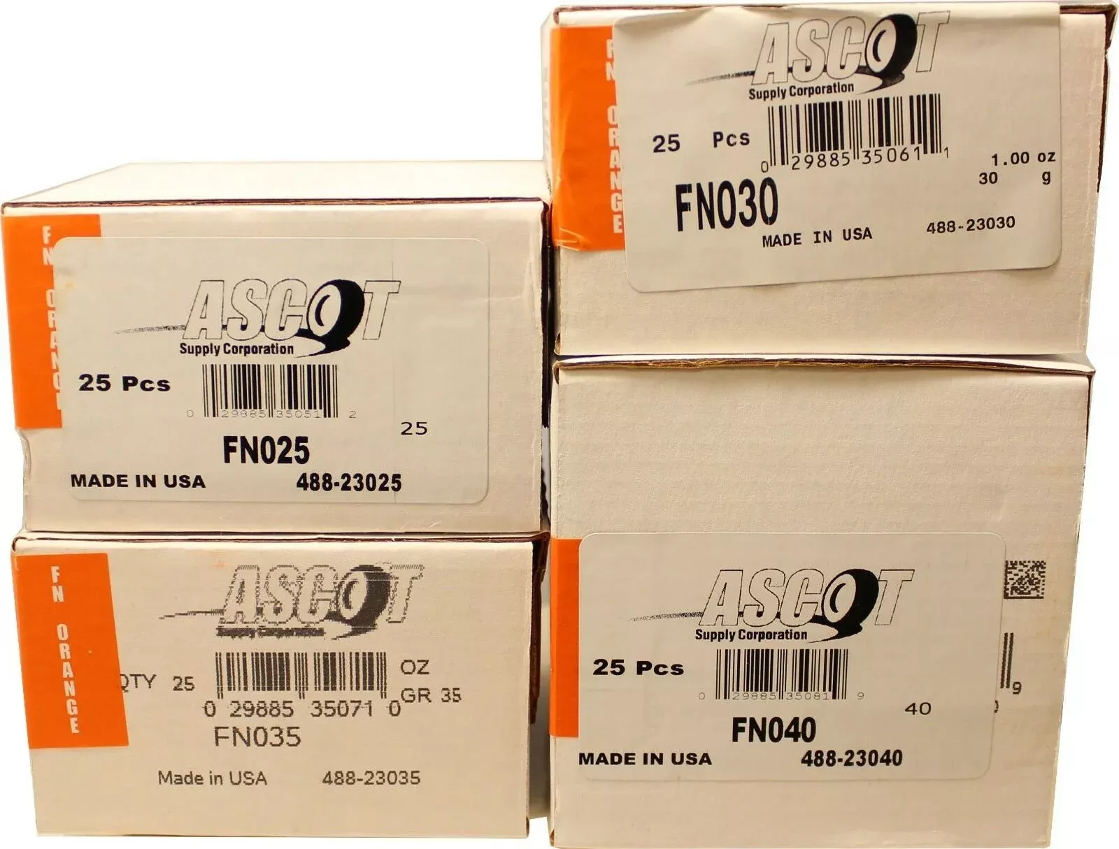Perfect FN Coated Lead Wheel Weight Bundle 25 - 40g - Total of 100pcs (4 Items)